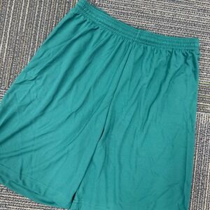 Alo‎ Yoga Mens Green Athletic Shorts Size S Polyester Gym Workout